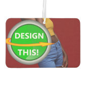 クール!カーエアフレッシュナー – 新しい車臭 カーエアーフレッシュナー (裏面)