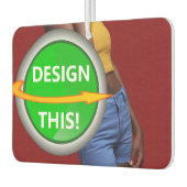 クール!カーエアフレッシュナー – 新しい車臭 カーエアーフレッシュナー (左)