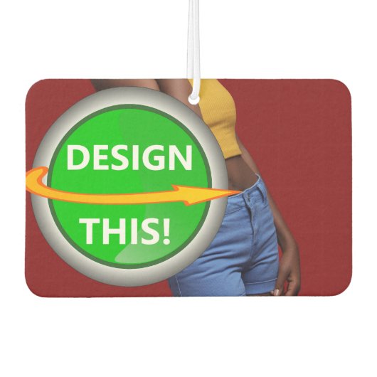 クール!カーエアフレッシュナー – 新しい車臭 カーエアーフレッシュナー (正面)