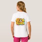クール ガール Tシャツ (裏面フル)