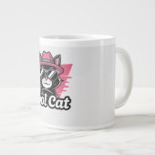 クール・キャットの気取り ジャンボコーヒーマグカップ (正面右)