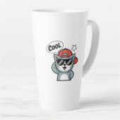 クール・キャット・スワッガー カフェラテマグ (右アングル)