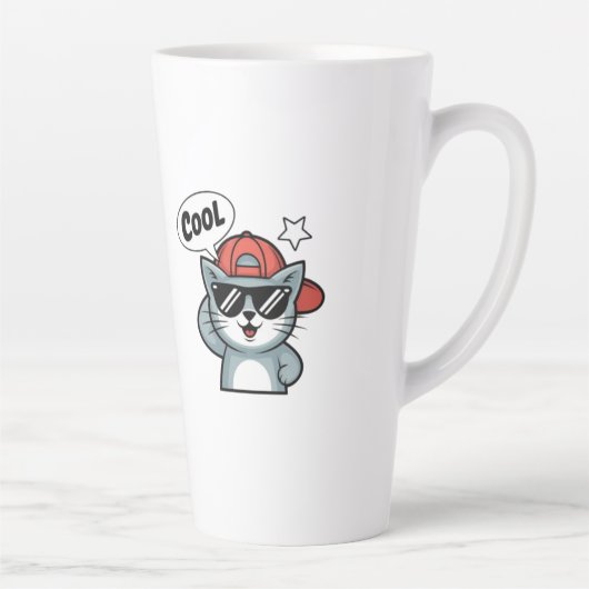 クール・キャット・スワッガー カフェラテマグ (右)
