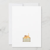 クール・キャット 招待状 (裏面)