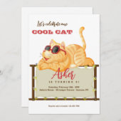 クール・キャット 招待状 (正面/裏面)