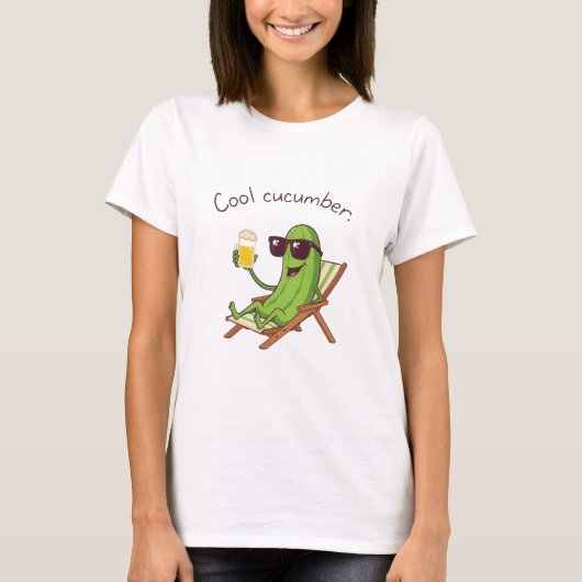 クール・キュウリ Tシャツ (正面)