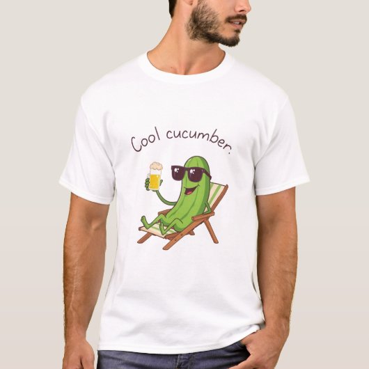 クール・キュウリ Tシャツ (正面)