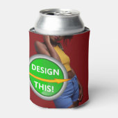 クール!クーラーボックス – 泡 – カスタマイズ 缶クーラー (缶正面)