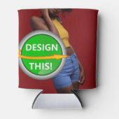 クール!クーラーボックス – 泡 – カスタマイズ 缶クーラー (正面)