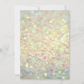 クール グリッター ボケ カクタス  ブライズシャワー 招待状 (裏面)