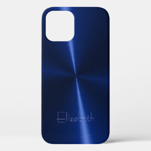 クール シャイニー ラディアル スチール メタル iPhone 12 PROケース
