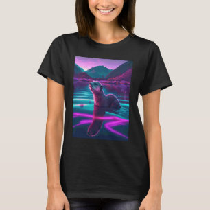 クール シーオッター レトロフューチャー さまようカッコウ 2 Tシャツ
