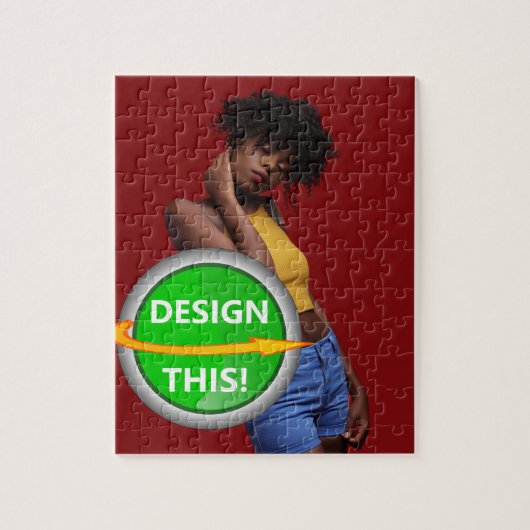 クール!ジグソーパズル8" x 10インチ、110個 – カスタム ジグソーパズル (縦)