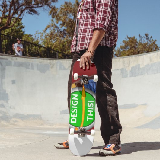 クール!スケートボードデッキ – 8インチ – カスタム スケートボード (室外2)