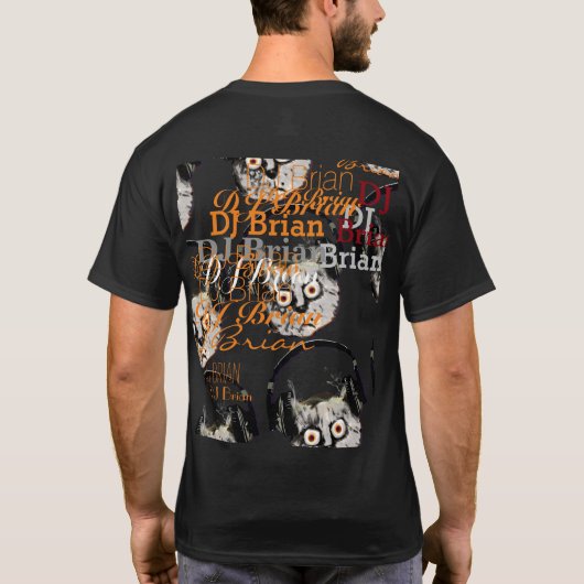 クール&スタイリッシュDJ Tシャツ (裏面)