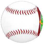 クール!ソフトボール規制サイズ – スタンド付きカスタム ソフトボール (正面)