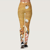 クール&トレンディーは女とビーチを取る レギンス (裏面)