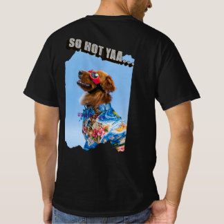 クール・ドッグ・サマー・バイブス・グラフィック Tシャツ