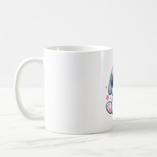クール ドッグ スタイル コーヒーマグカップ (左)
