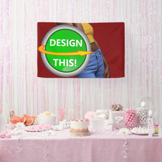 クール!バナー – 2.5'x4' – 屋内 – カスタム 横断幕 (パーティー)