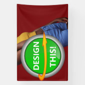 クール!バナー – 4'x6' – 屋外 – カスタム 横断幕 (縦)