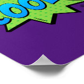 クール!フレッシュポップ・アートのアート漫画表現 ポスター (角)