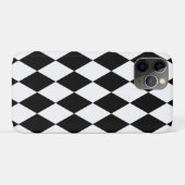クール ブラック ダイヤモンド 模様 Case-Mate iPhoneケース (裏面(横))