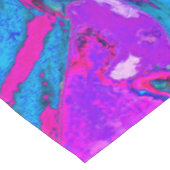 クール ホットピンク、パープル、ブルーのアブストラクトレトロ テーブルクロス (アングル)