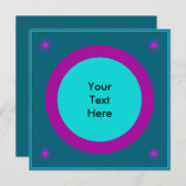 クール&ミッファンキードセンチュリーモダンスクエア 招待状 (正面/裏面)