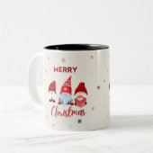 クール メリークリスマス ツートーンマグカップ (正面左)
