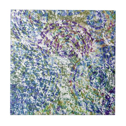 クール, モダン,トレンディーカラフル抽象芸術の背景 タイル (正面)