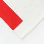 クール ラブ グラフィック, 赤 フリースブランケット (角)