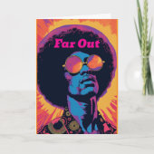 クール/レトロなグリーティングカード カード (正面)