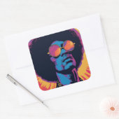 クール/レトロシール スクエアシール (封筒)