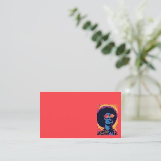 クール/レトロ名刺 名刺 (スタンド正面)