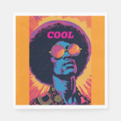 クール/レトロ紙ナプキン スタンダードランチョンナプキン (正面)