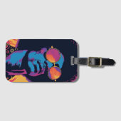 クール/レトロ荷物タグ ラゲッジタグ (正面横)