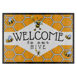 クール&可愛いBee Hiveへようこそ カッティングボード