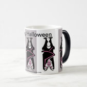 クール – 手描き – ハッピーハローウィン- モーフィングマグカップ (正面右)