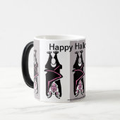 クール – 手描き – ハッピーハローウィン- モーフィングマグカップ (正面左)