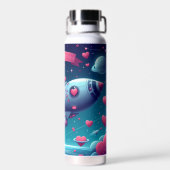 クール/未来の宇宙船バレンタインデー ウォーターボトル (背面)
