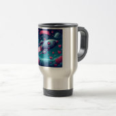 クール/未来の宇宙船バレンタインデー トラベルマグ (正面右)