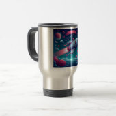クール/未来の宇宙船バレンタインデー トラベルマグ (正面左)
