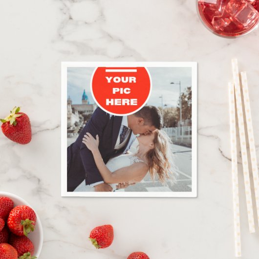 クール!紙ナプキンパーソナライズされた- スタンダードカクテルナプキン (インサイチュ)