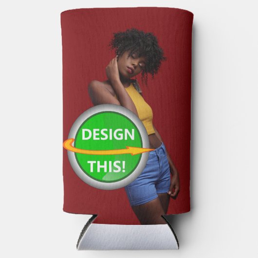 クール!背の高いクーラーボックス – フォームカスタマイズ- スリム缶クーラー (正面)