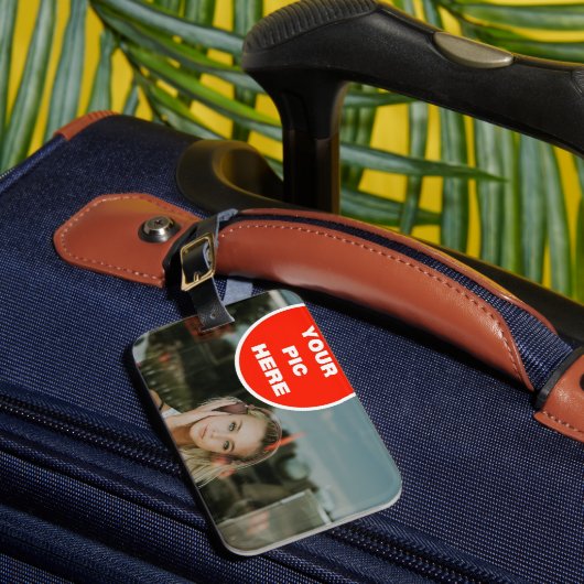 クール!荷物タグ – パーソナライズされた ラゲッジタグ (正面インサイチュ1)