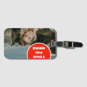 クール!荷物タグ – パーソナライズされた ラゲッジタグ (正面横)