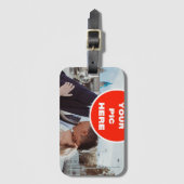 クール!荷物タグ – パーソナライズされた ラゲッジタグ (正面縦)