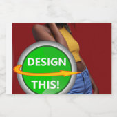 クール!食品コンテナラベル(3" x 2") - 10セット フードラベル (シングルラベル)