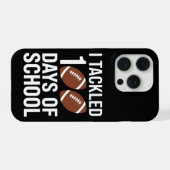 クール！100日間学校フットボールテーマを乗り越えた iPhoneケース (裏面横)
